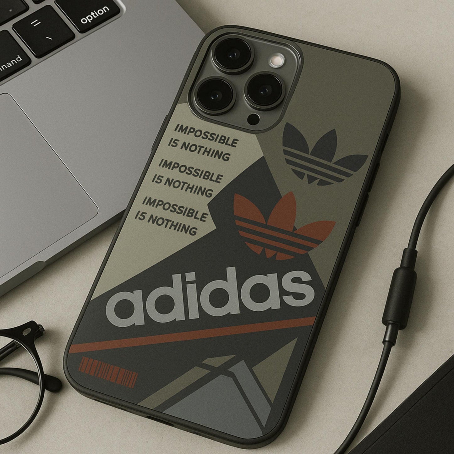 AD Silicone Case for iPhone 13 Pro Max | Impossible is Nothing Collection