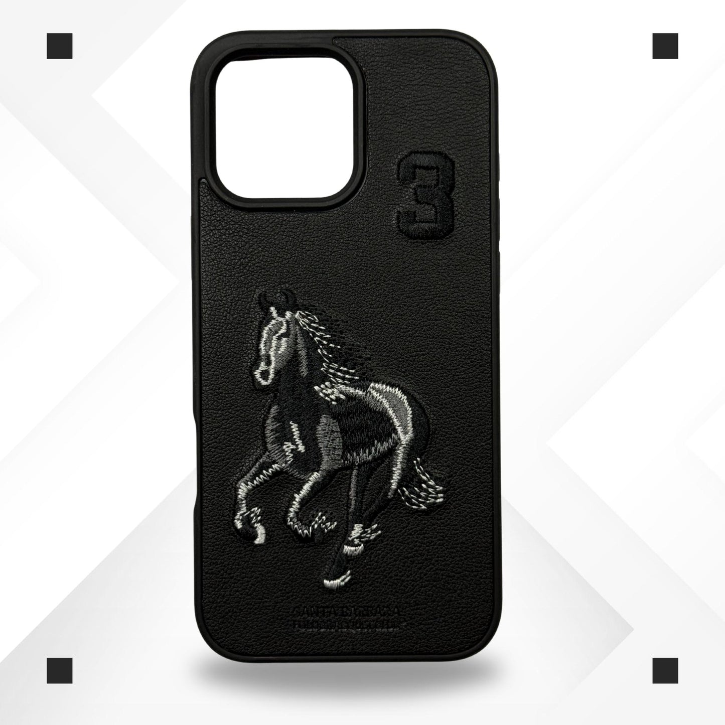 iPhone 16 Pro Max Luxury Embroidered Case